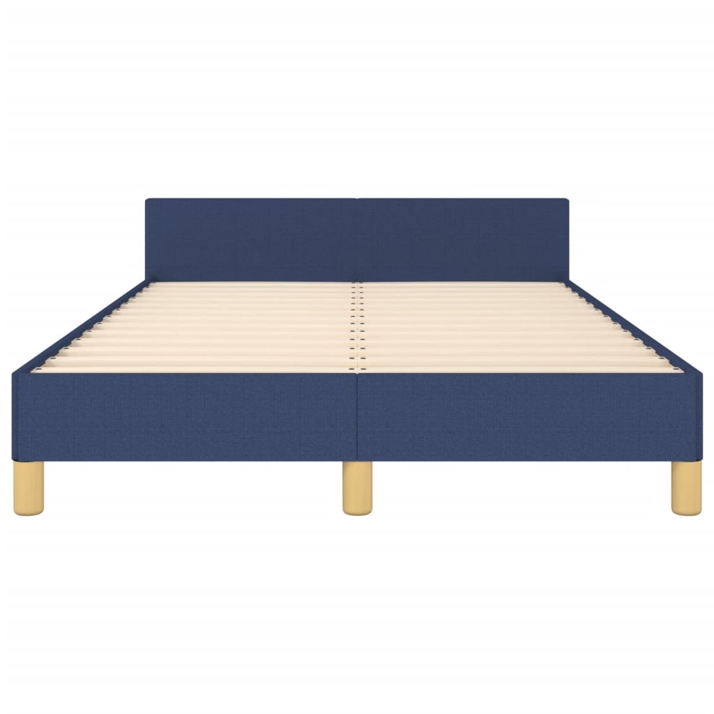 Bedframe zonder matras 120x190 cm stof blauw is nu te koop bij PeponiXL, paradijselijk wonen!