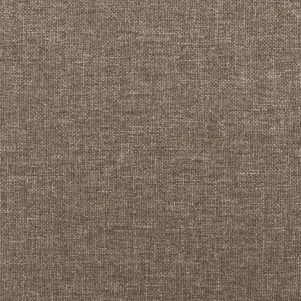 Bedframe zonder matras 120x190 cm stof taupe is nu te koop bij PeponiXL, paradijselijk wonen!