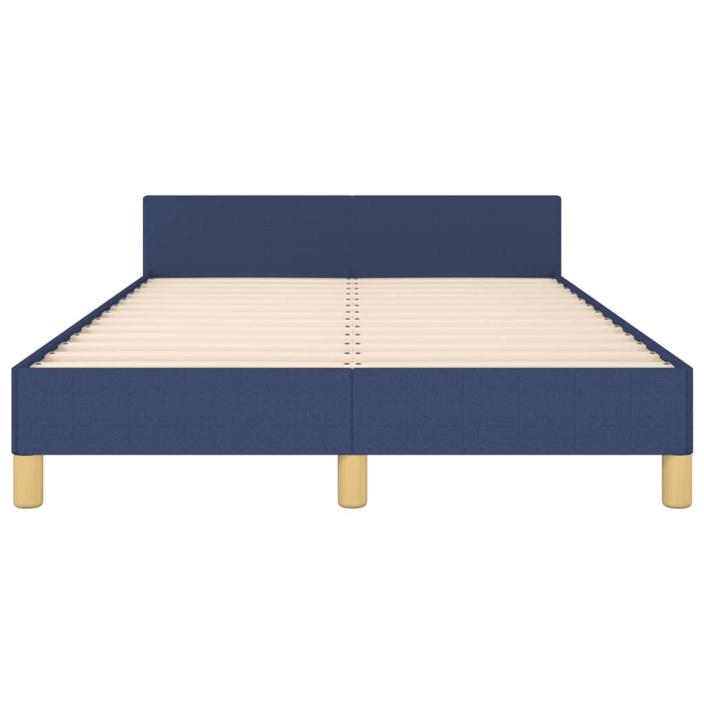 Bedframe zonder matras 120x190 cm stof blauw is nu te koop bij PeponiXL, paradijselijk wonen!