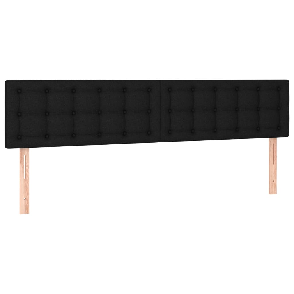 Bedframe zonder matras 120x190 cm stof zwart is nu te koop bij PeponiXL, paradijselijk wonen!