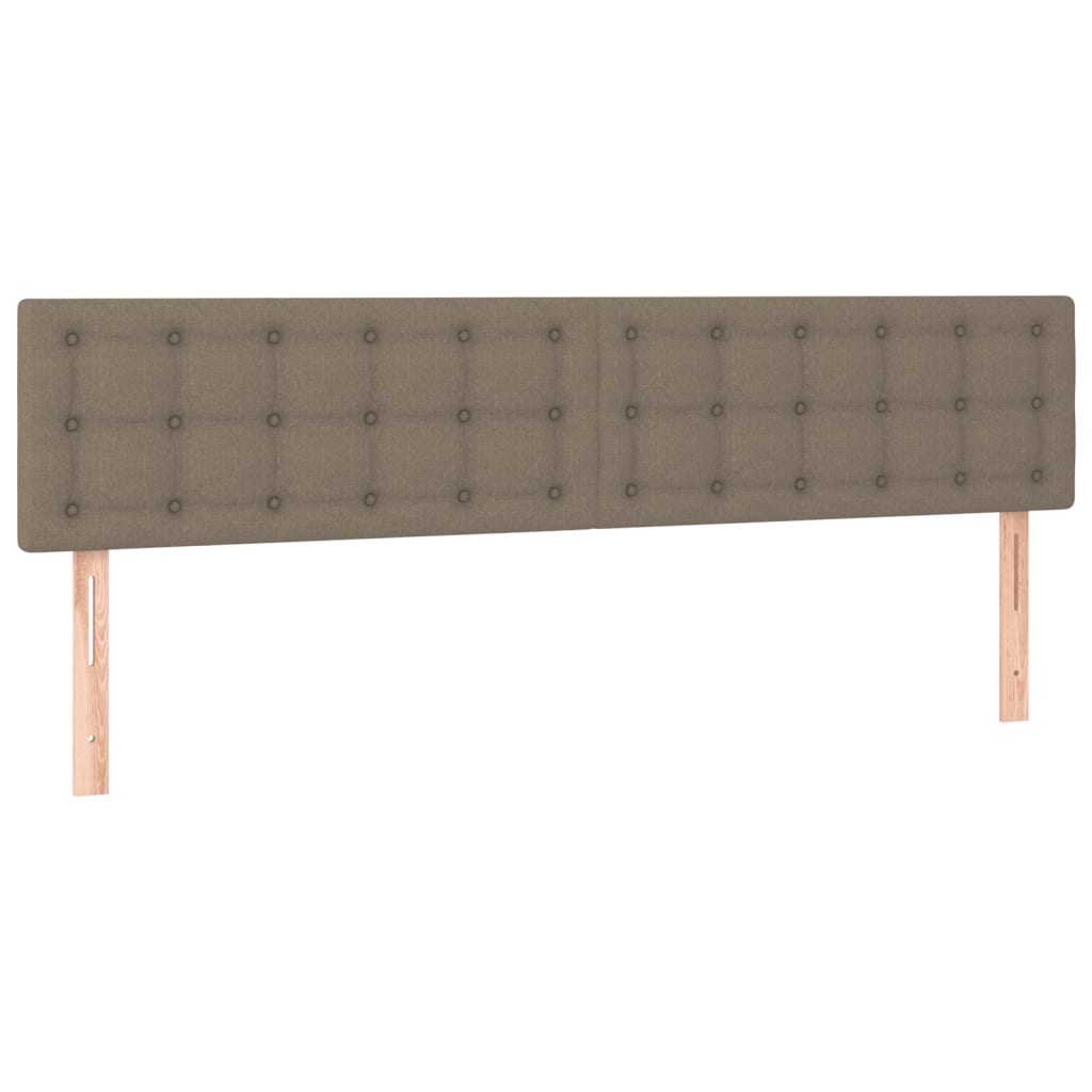 Bedframe zonder matras 120x190 cm stof taupe is nu te koop bij PeponiXL, paradijselijk wonen!
