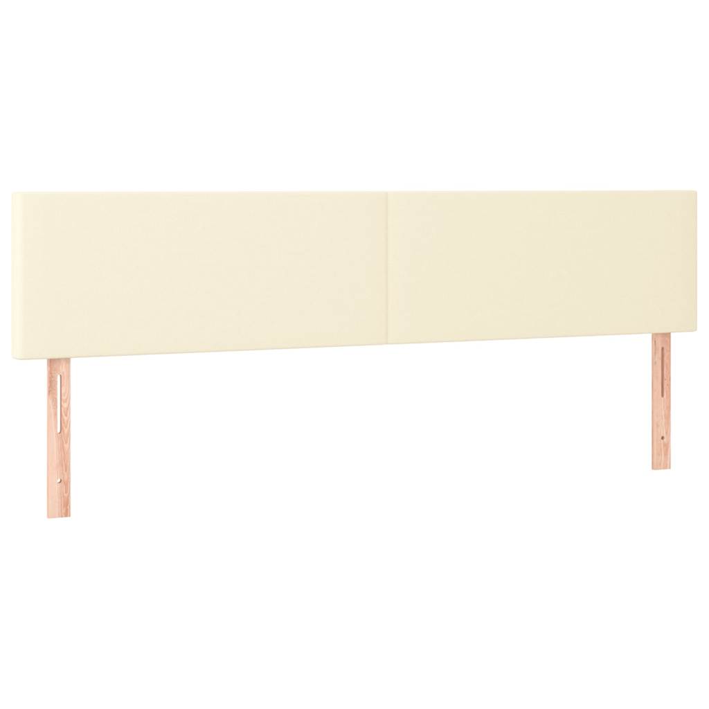 Bedframe zonder matras 120x190 cm kunstleer crème is nu te koop bij PeponiXL, paradijselijk wonen!