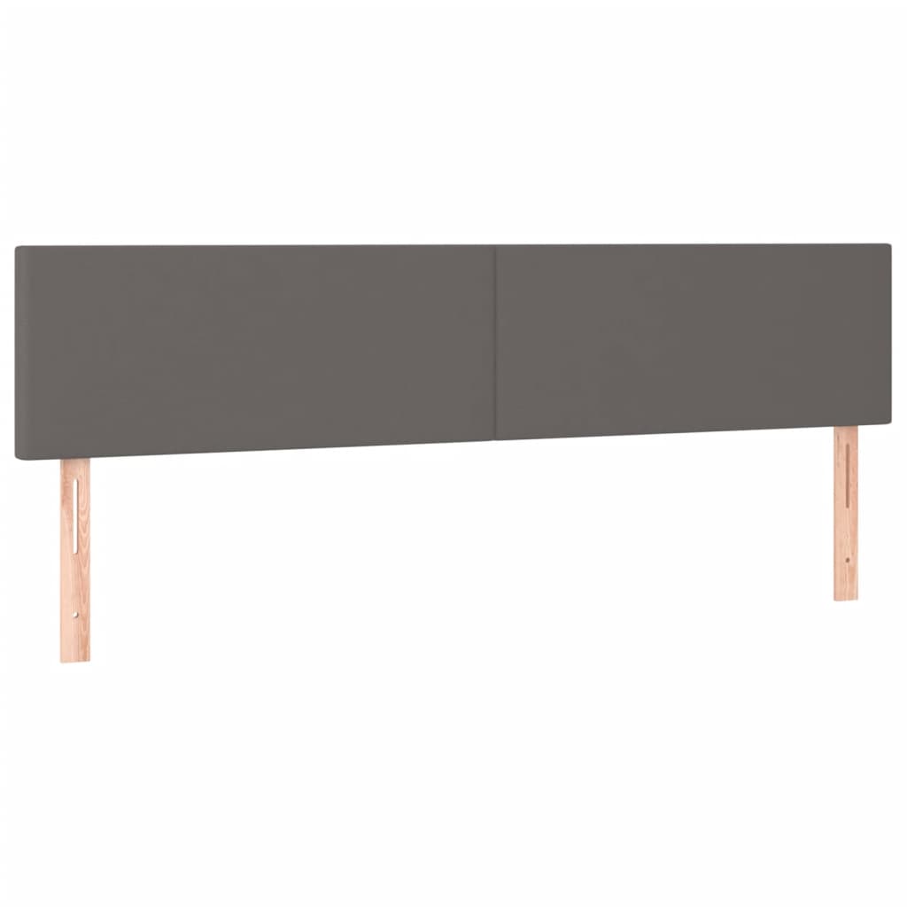 Bedframe zonder matras 120x190 cm kunstleer grijs is nu te koop bij PeponiXL, paradijselijk wonen!