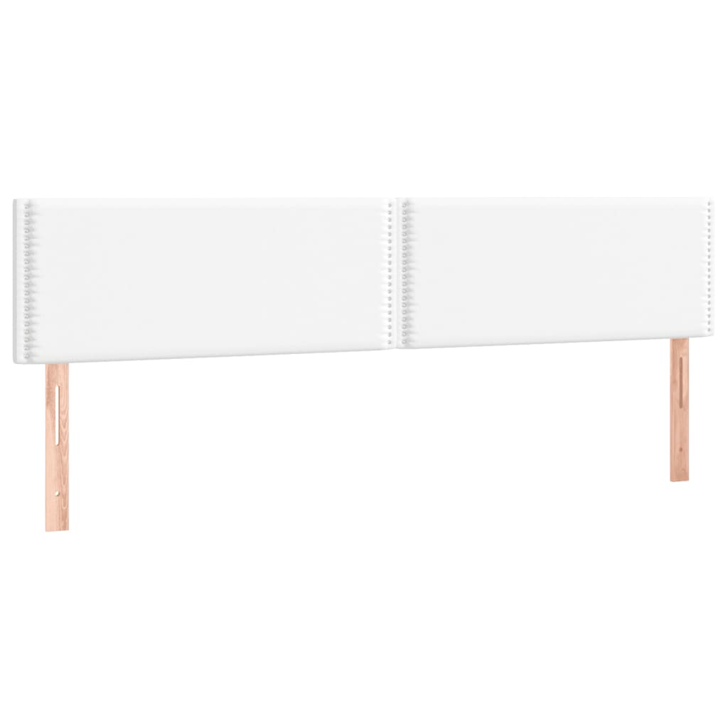 Bedframe zonder matras 120x190 cm kunstleer wit is nu te koop bij PeponiXL, paradijselijk wonen!