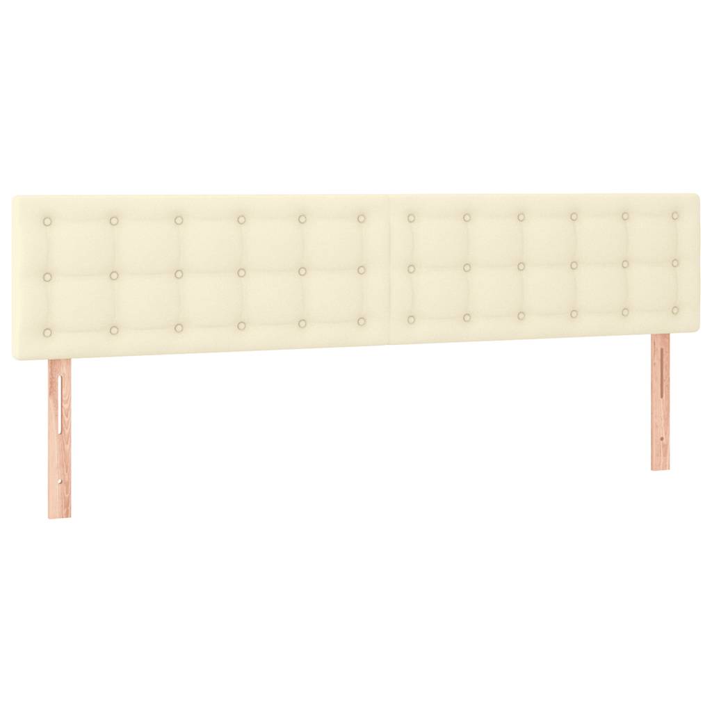 Bedframe zonder matras 120x190 cm kunstleer crème is nu te koop bij PeponiXL, paradijselijk wonen!
