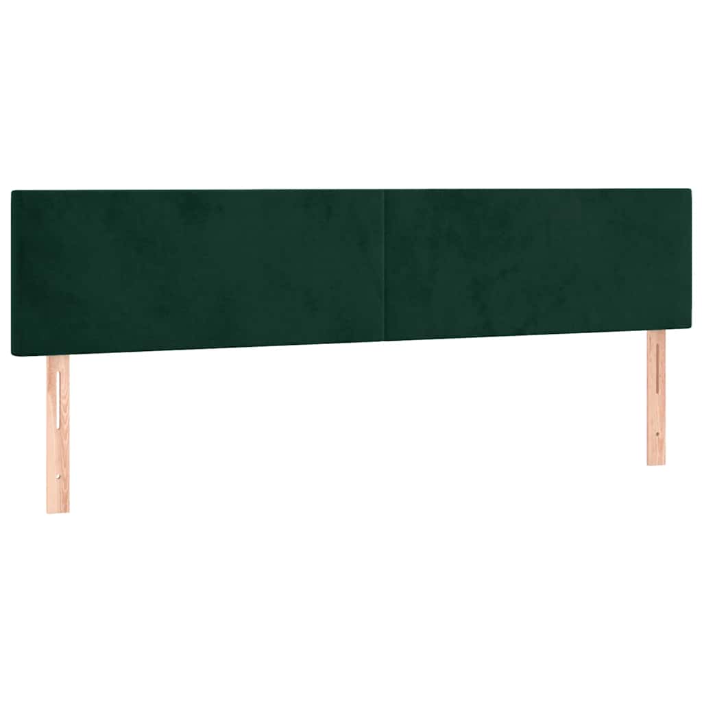 Bedframe zonder matras 120x190 cm fluweel donkergroen is nu te koop bij PeponiXL, paradijselijk wonen!