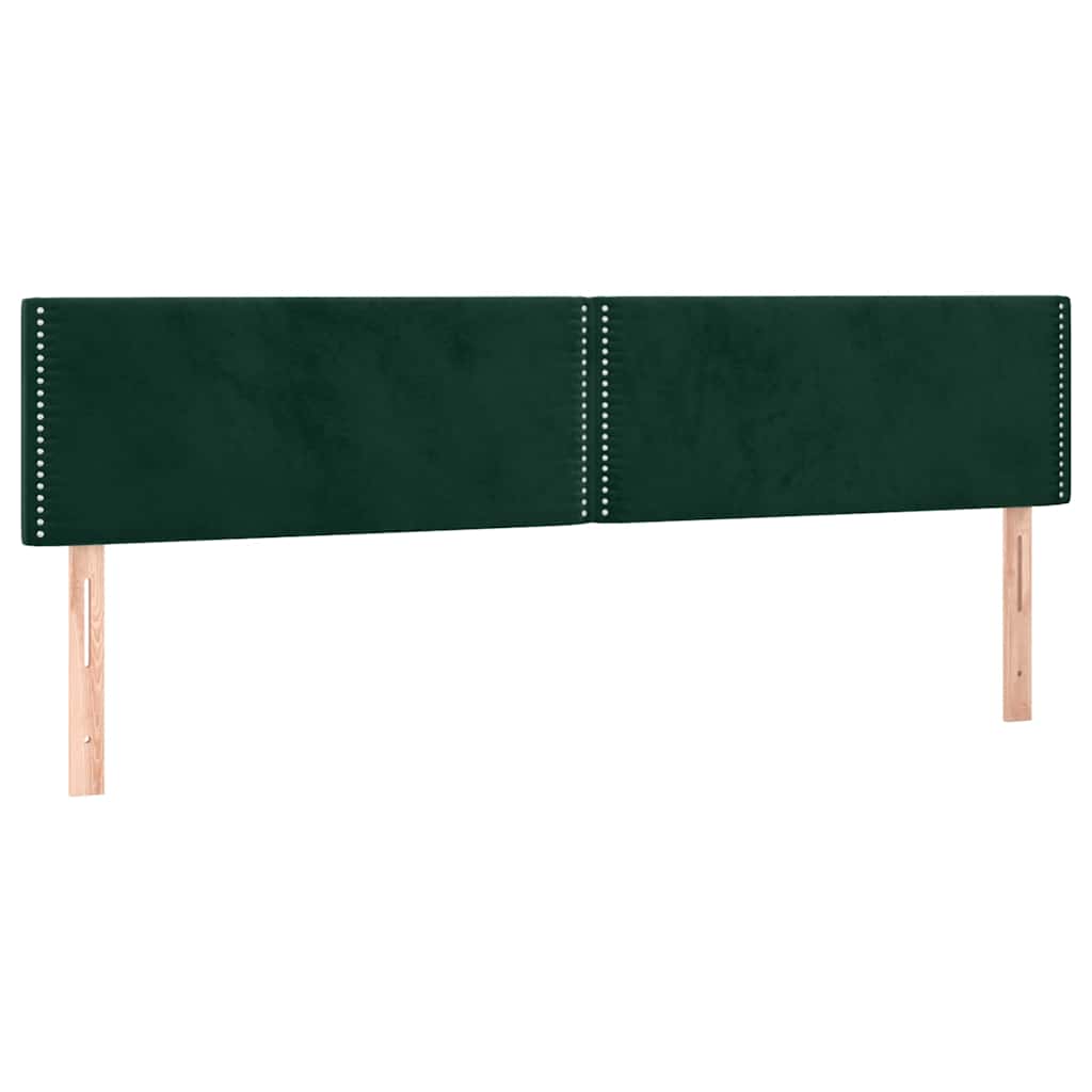 Bedframe zonder matras 120x190 cm fluweel donkergroen is nu te koop bij PeponiXL, paradijselijk wonen!