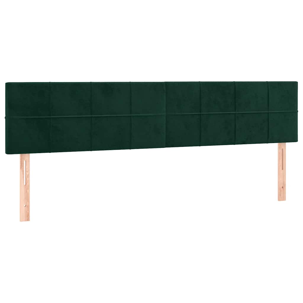 Bedframe zonder matras 120x190 cm fluweel donkergroen is nu te koop bij PeponiXL, paradijselijk wonen!