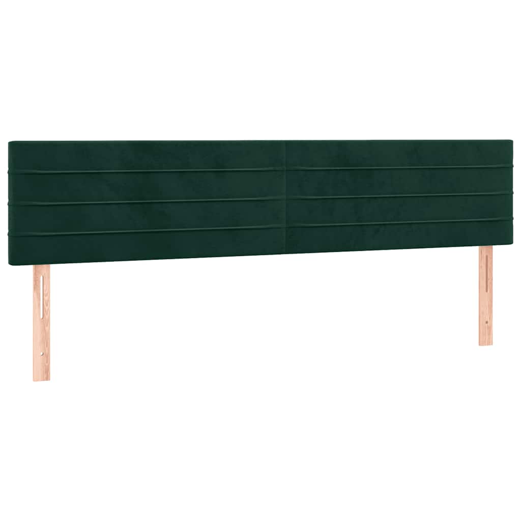 Bedframe zonder matras 120x190 cm fluweel donkergroen is nu te koop bij PeponiXL, paradijselijk wonen!
