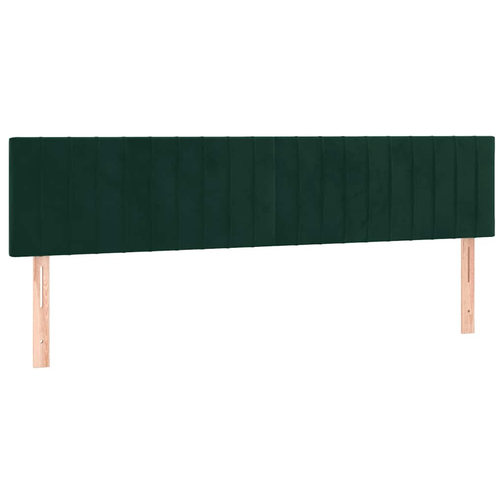 Bedframe zonder matras 120x190 cm fluweel donkergroen is nu te koop bij PeponiXL, paradijselijk wonen!