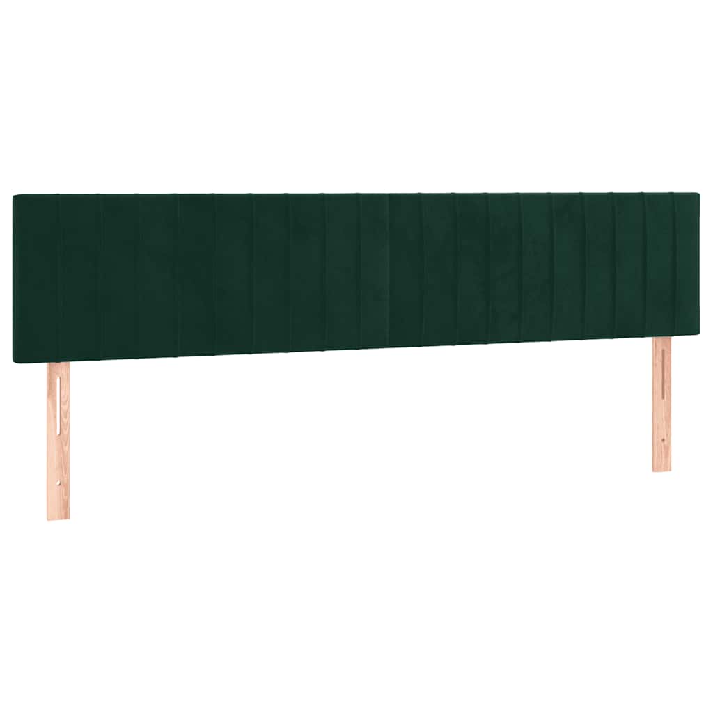 Bedframe zonder matras 120x190 cm fluweel donkergroen is nu te koop bij PeponiXL, paradijselijk wonen!