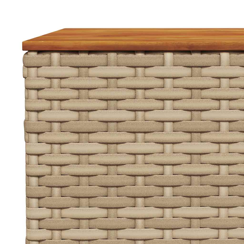 5-delige Loungeset met kussens poly rattan beige is nu te koop bij PeponiXL, paradijselijk wonen!