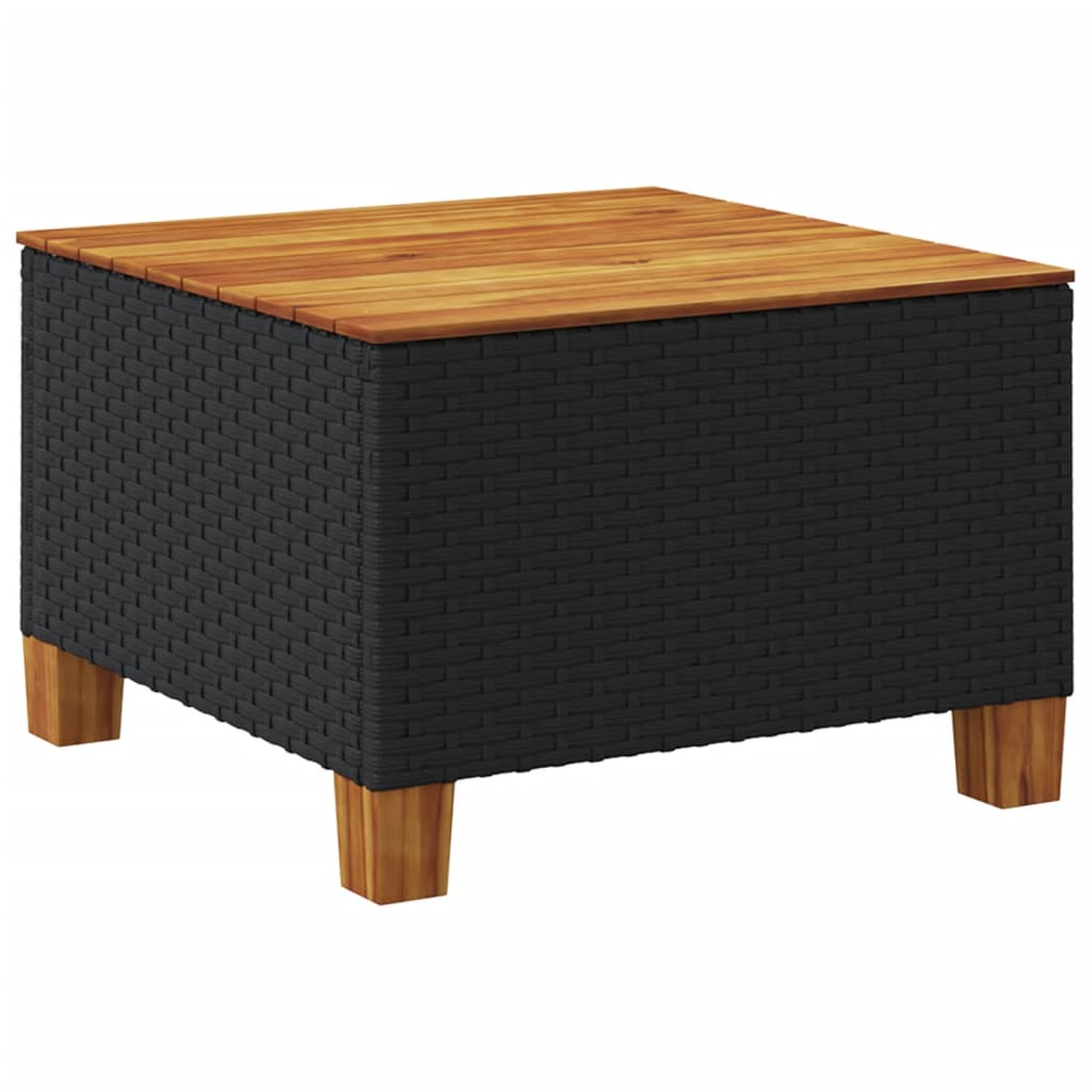 7-delige Loungeset met kussens poly rattan zwart is nu te koop bij PeponiXL, paradijselijk wonen!