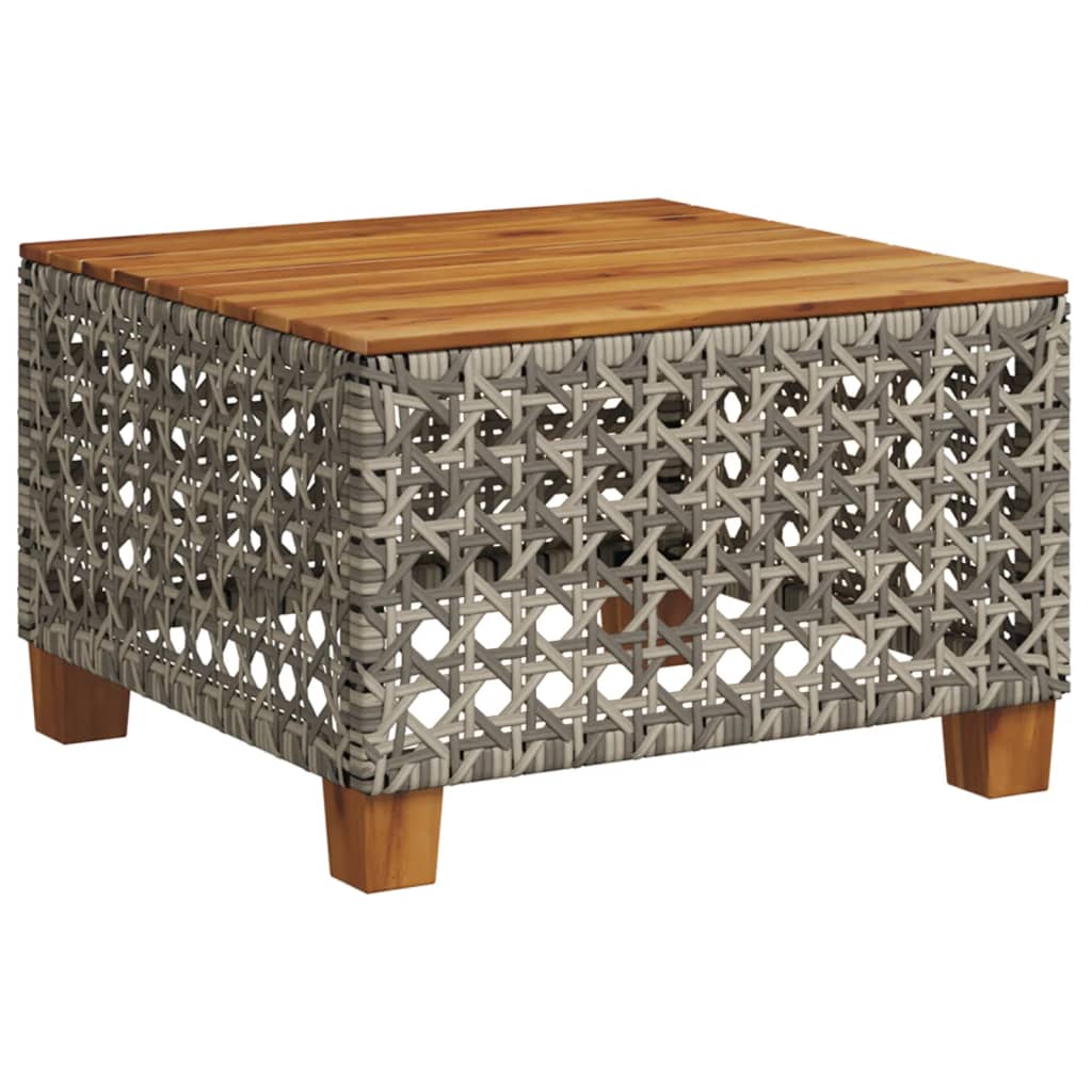 7-delige Loungeset met kussens poly rattan grijs is nu te koop bij PeponiXL, paradijselijk wonen!