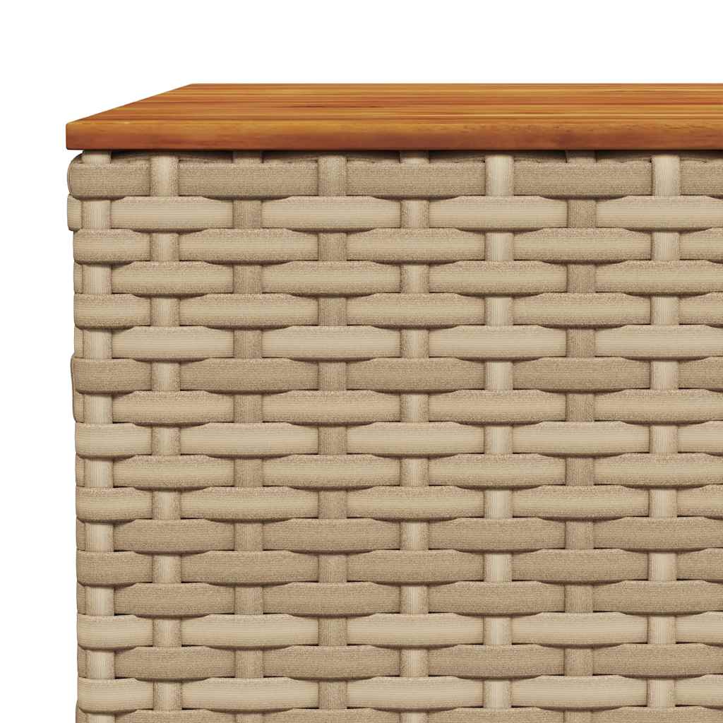 6-delige Loungeset met kussens poly rattan beige is nu te koop bij PeponiXL, paradijselijk wonen!