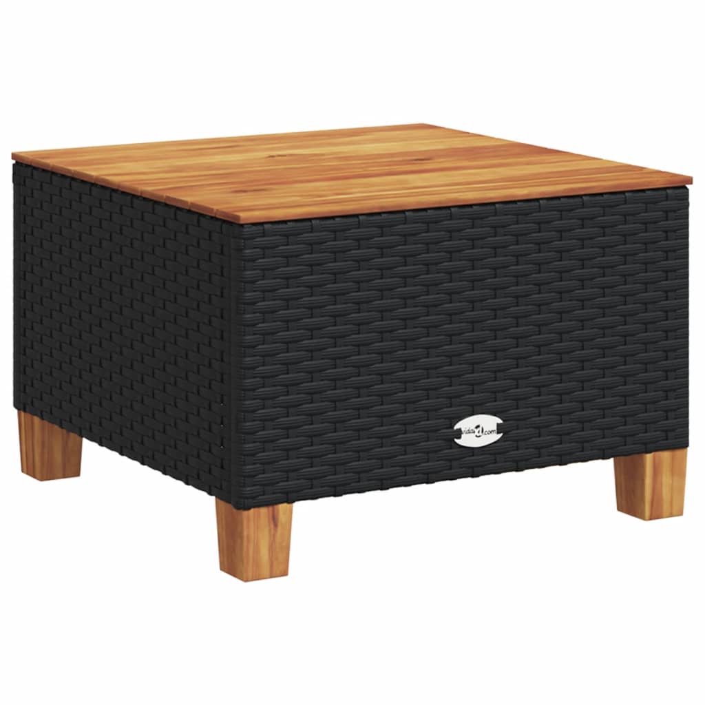 7-delige Loungeset met kussens poly rattan zwart is nu te koop bij PeponiXL, paradijselijk wonen!