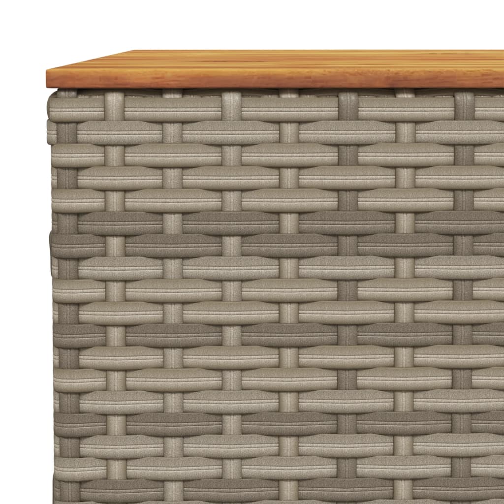 8-delige Loungeset met kussens poly rattan grijs is nu te koop bij PeponiXL, paradijselijk wonen!