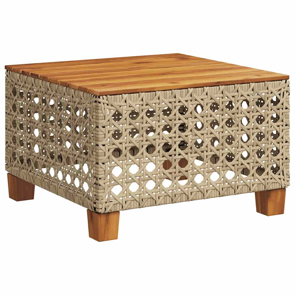 8-delige Loungeset met kussens poly rattan beige is nu te koop bij PeponiXL, paradijselijk wonen!