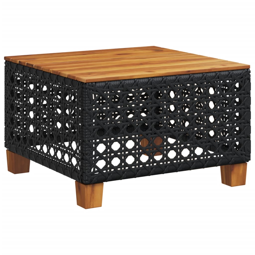 9-delige Loungeset met kussens poly rattan zwart is nu te koop bij PeponiXL, paradijselijk wonen!