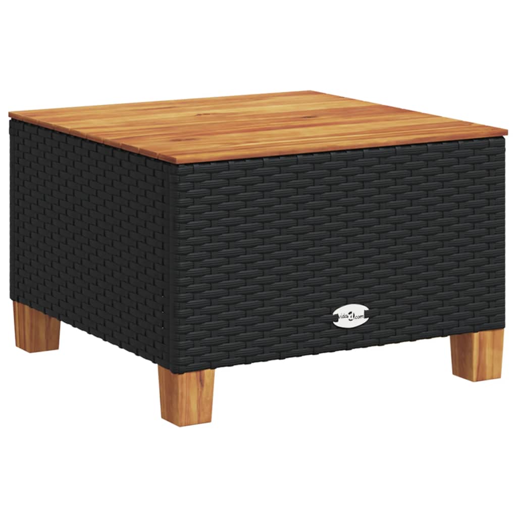 10-delige Loungeset met kussens poly rattan zwart is nu te koop bij PeponiXL, paradijselijk wonen!