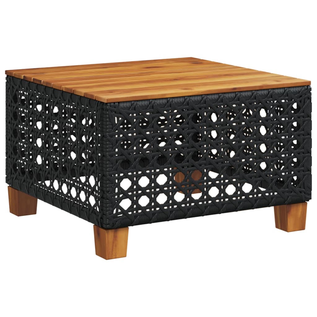 10-delige Loungeset met kussens poly rattan zwart is nu te koop bij PeponiXL, paradijselijk wonen!