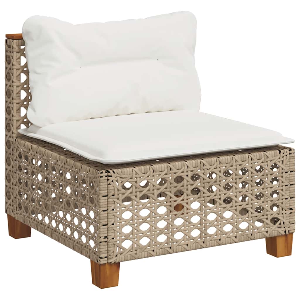 11-delige Tuinset met kussens poly rattan beige is nu te koop bij PeponiXL, paradijselijk wonen!