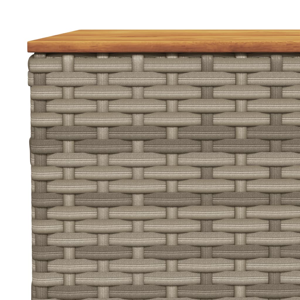 11-delige Loungeset met kussens poly rattan grijs is nu te koop bij PeponiXL, paradijselijk wonen!