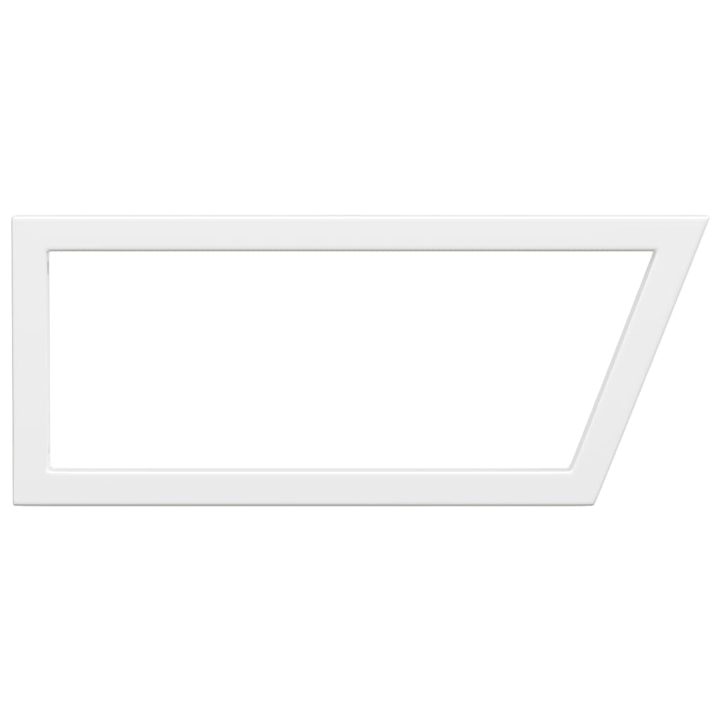 Wandbeugels voor wasbak 2 st trapezium staal wit is nu te koop bij PeponiXL, paradijselijk wonen!