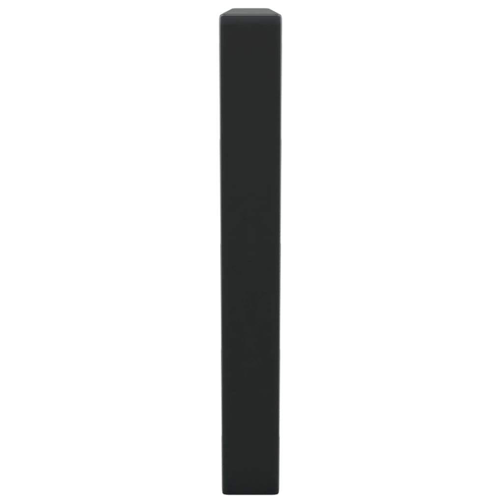 Wandbeugels voor wasbak 2 st trapezium staal zwart is nu te koop bij PeponiXL, paradijselijk wonen!