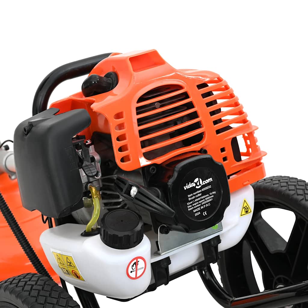 Bosmaaier met wielen 52 cc 1,45 kW oranje is nu te koop bij PeponiXL, paradijselijk wonen!