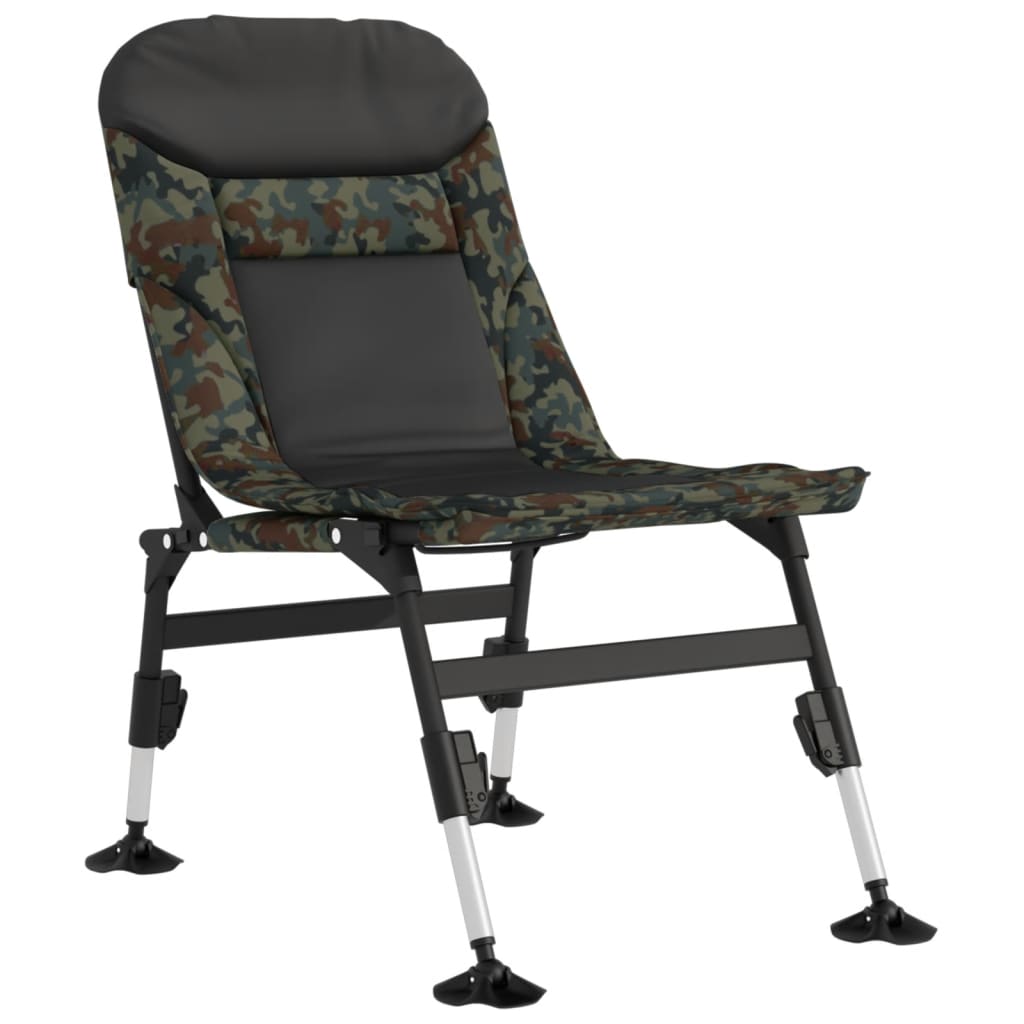 Visstoel met verstelbare modderpoten inklapbaar camouflage is nu te koop bij PeponiXL, paradijselijk wonen!