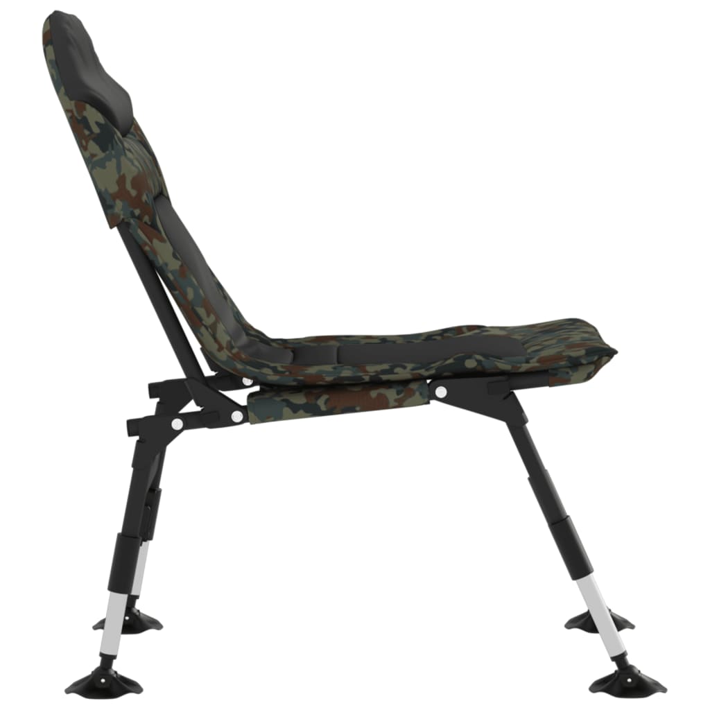 Visstoel met verstelbare modderpoten inklapbaar camouflage is nu te koop bij PeponiXL, paradijselijk wonen!