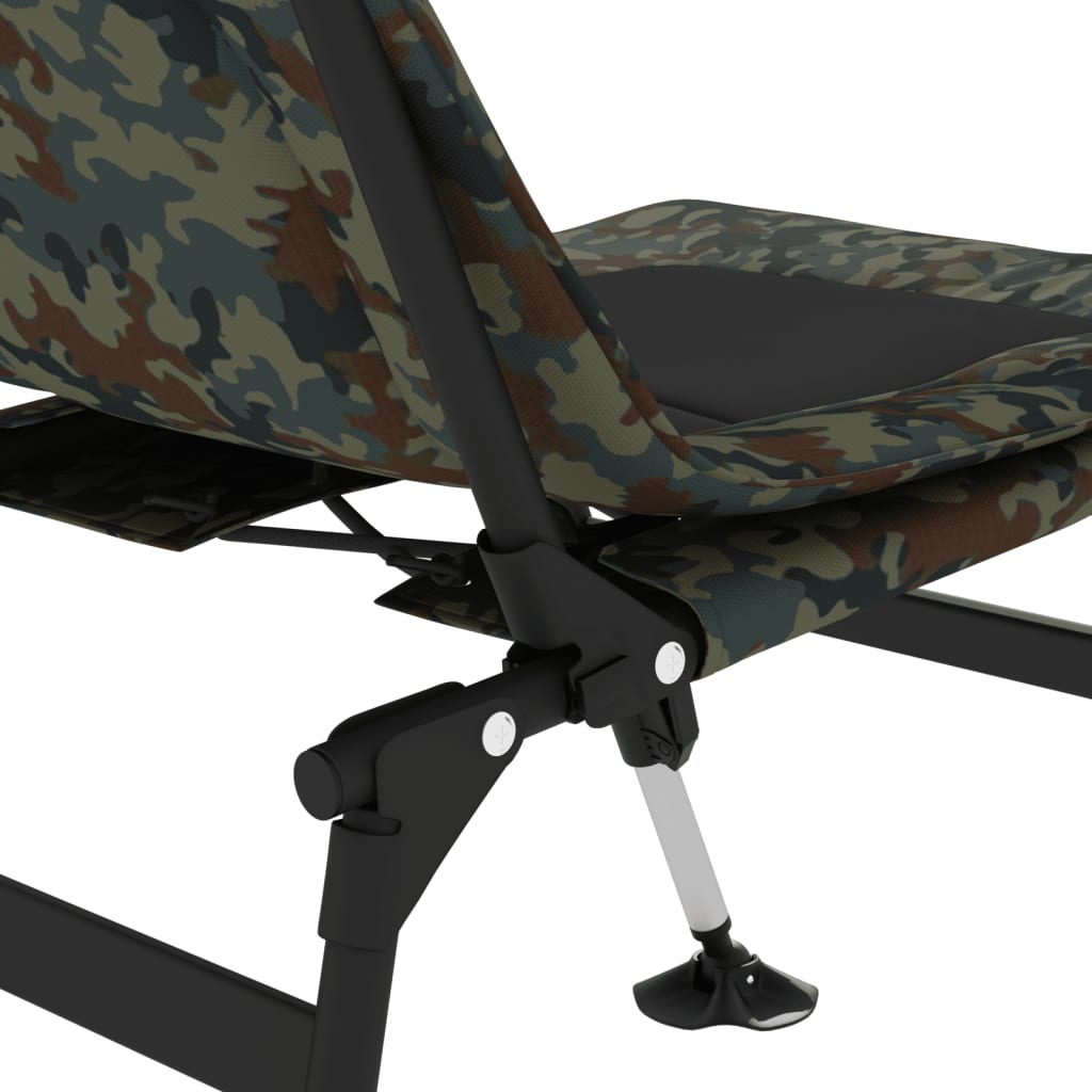 Visstoel met verstelbare modderpoten inklapbaar camouflage is nu te koop bij PeponiXL, paradijselijk wonen!