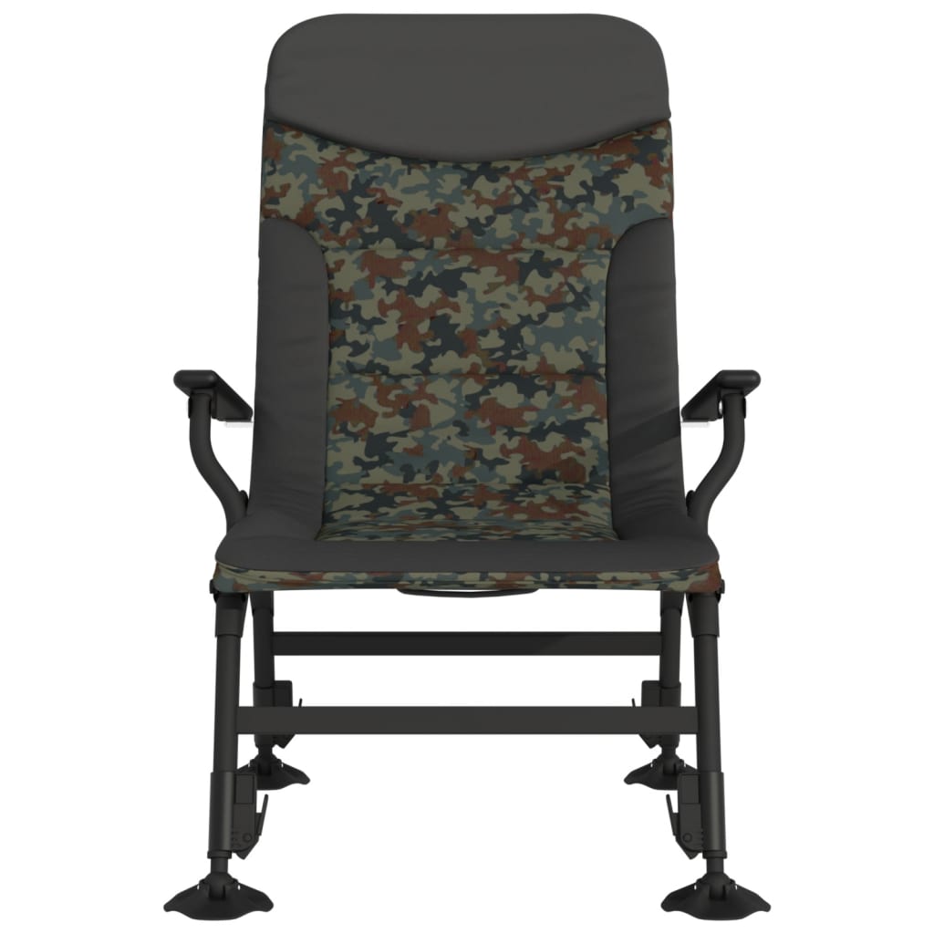 Visstoel met armleuning inklapbaar camouflage is nu te koop bij PeponiXL, paradijselijk wonen!