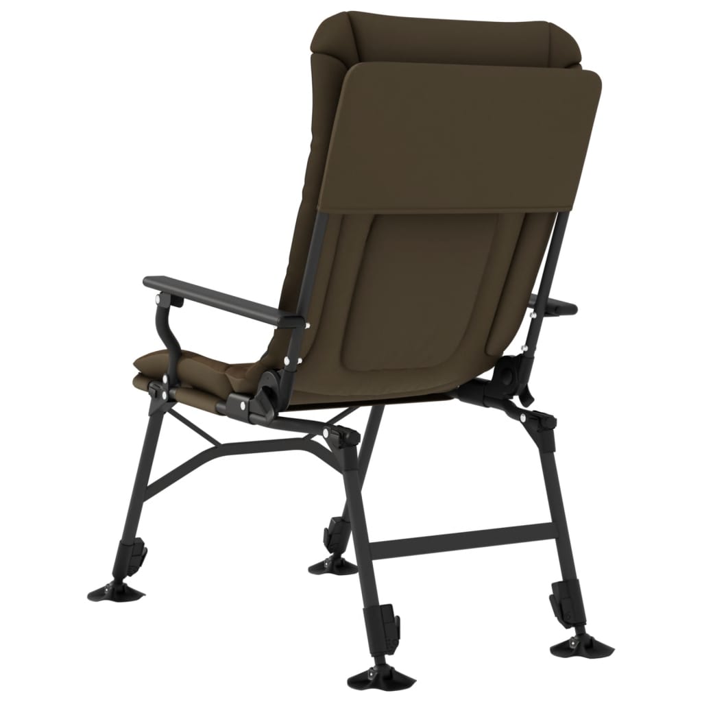 Visstoel met armleuning inklapbaar taupe is nu te koop bij PeponiXL, paradijselijk wonen!