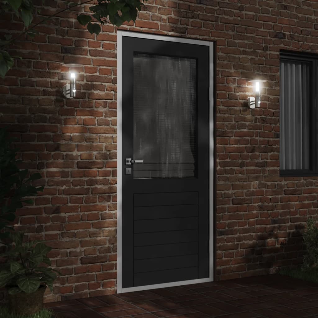 Buitenwandlamp met sensor roestvrij staal zilverkleurig is nu te koop bij PeponiXL, paradijselijk wonen!