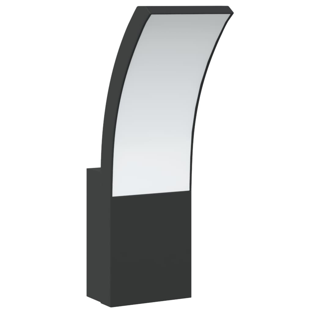 Buitenwandlampen 2 st LED gegoten aluminium zwart is nu te koop bij PeponiXL, paradijselijk wonen!