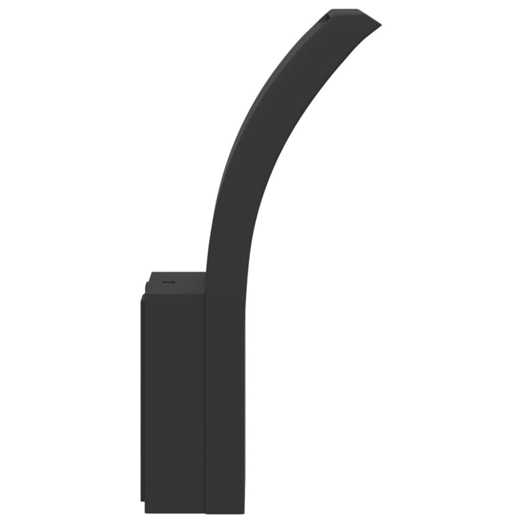 Buitenwandlampen 2 st LED gegoten aluminium zwart is nu te koop bij PeponiXL, paradijselijk wonen!