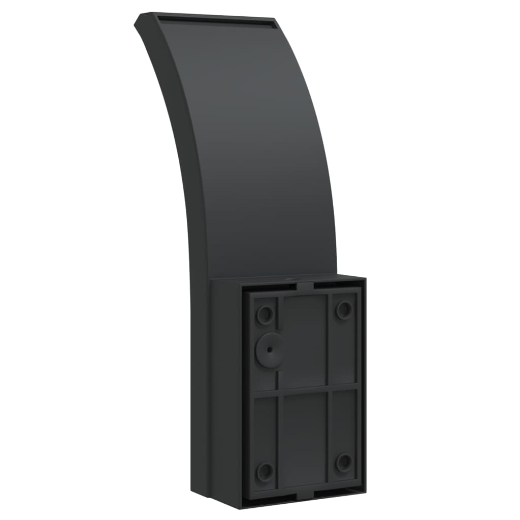 Buitenwandlampen 2 st LED met sensors gegoten aluminium zwart is nu te koop bij PeponiXL, paradijselijk wonen!