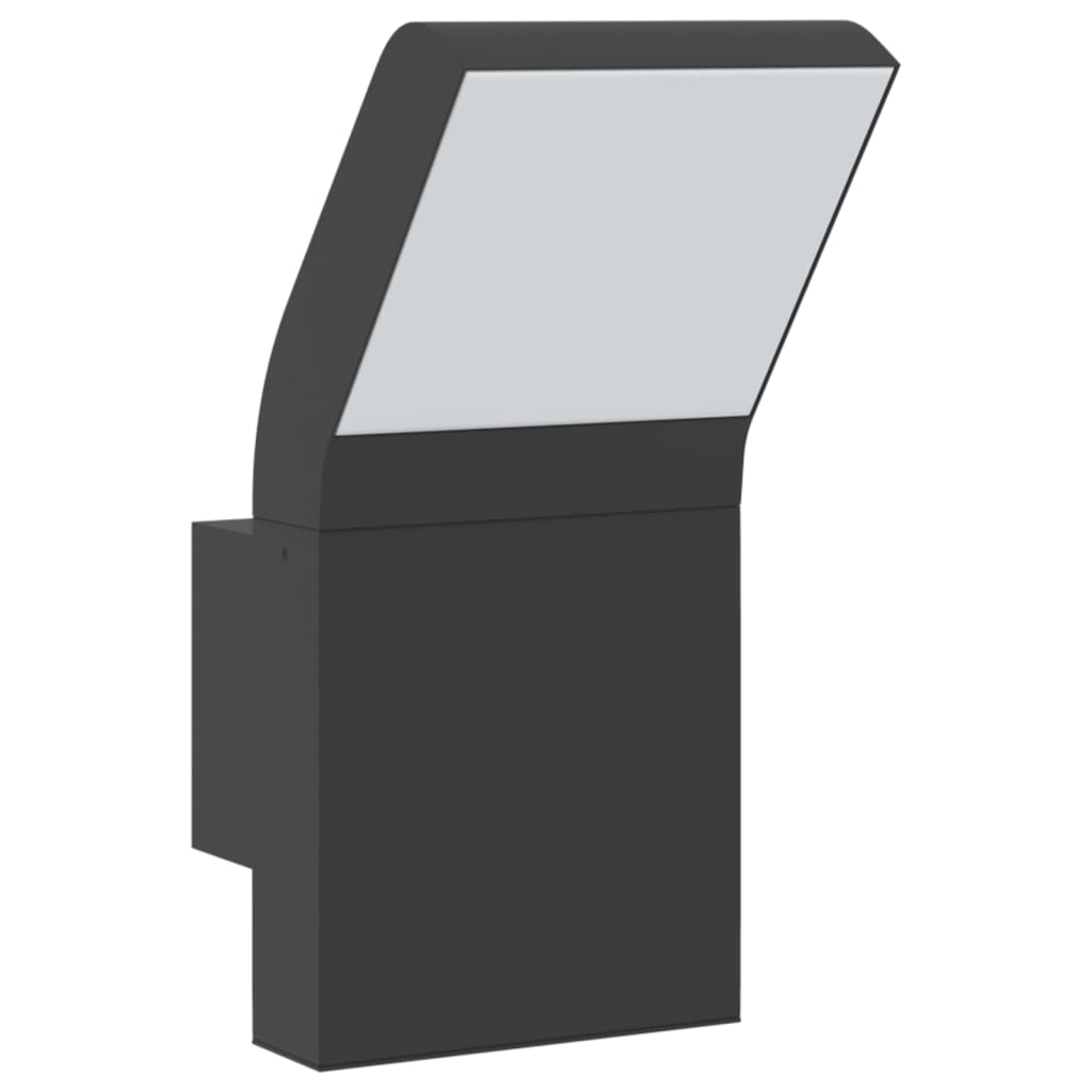 Buitenwandlampen 2 st LED gegoten aluminium zwart is nu te koop bij PeponiXL, paradijselijk wonen!