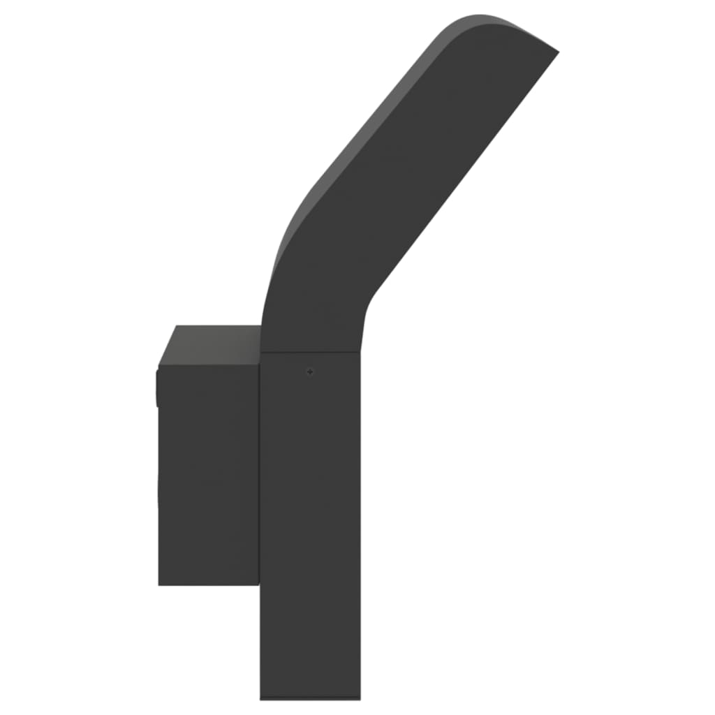 Buitenwandlampen 2 st LED gegoten aluminium zwart is nu te koop bij PeponiXL, paradijselijk wonen!