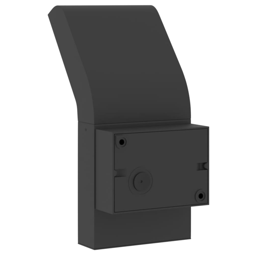 Buitenwandlampen 2 st LED gegoten aluminium zwart is nu te koop bij PeponiXL, paradijselijk wonen!