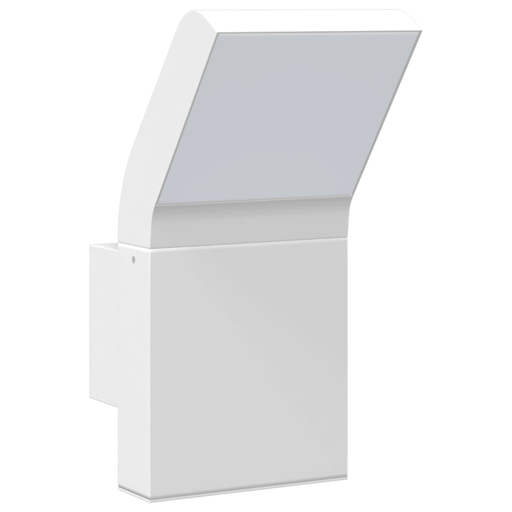 Buitenwandlampen 2 st LED gegoten aluminium wit is nu te koop bij PeponiXL, paradijselijk wonen!