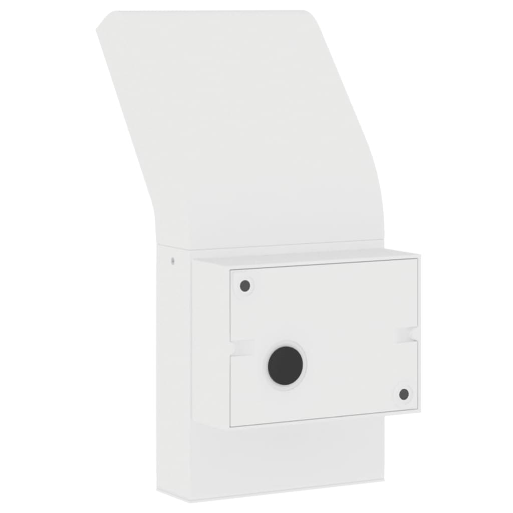 Buitenwandlampen 2 st LED gegoten aluminium wit is nu te koop bij PeponiXL, paradijselijk wonen!