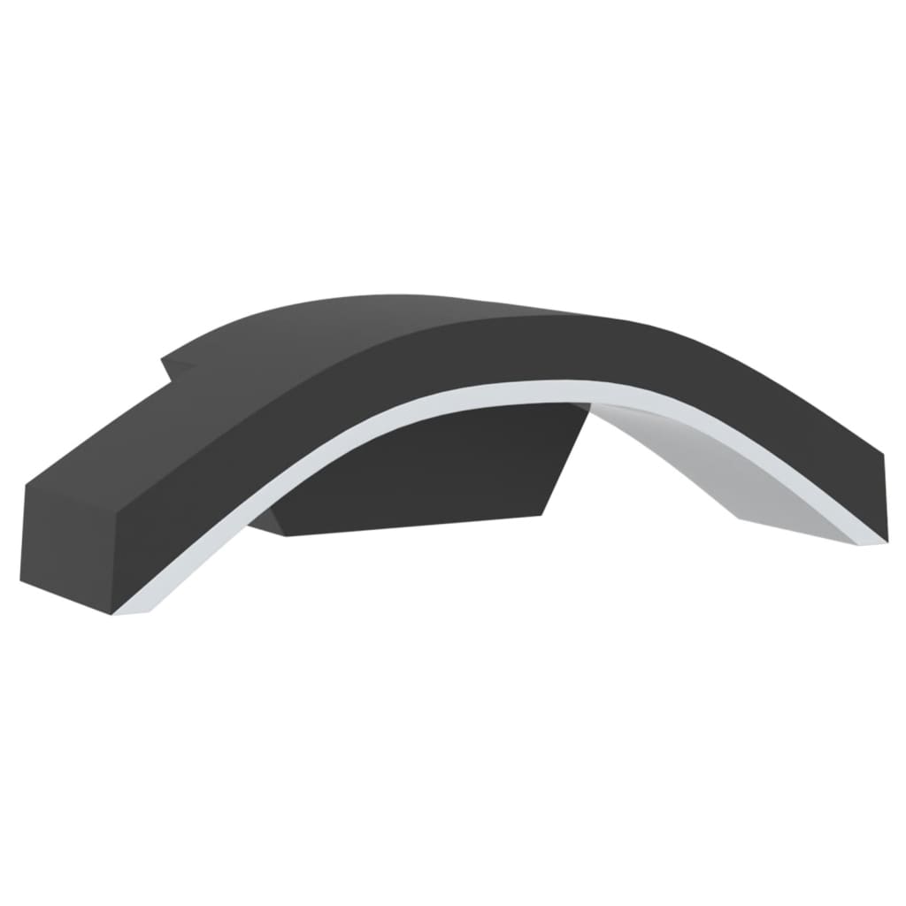 Buitenwandlampen 2 st LED gegoten aluminium zwart is nu te koop bij PeponiXL, paradijselijk wonen!