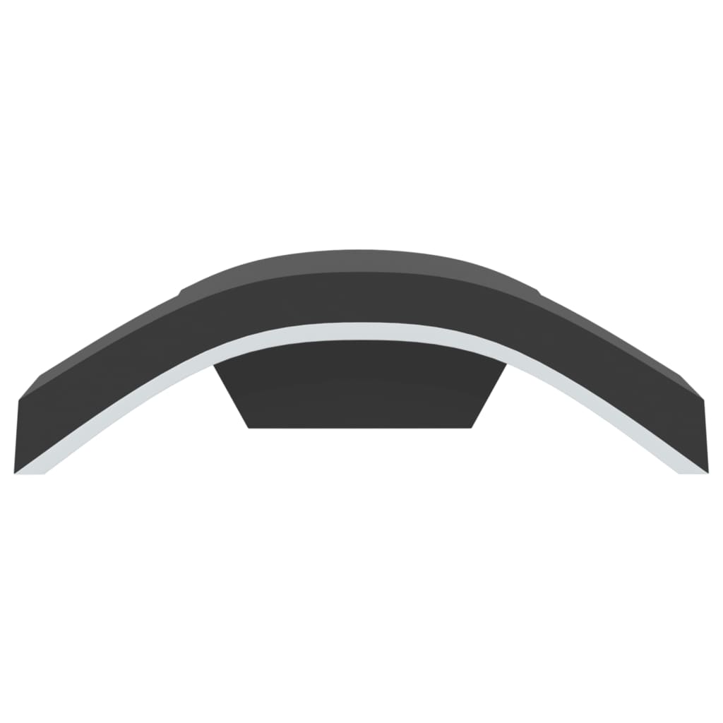 Buitenwandlampen 2 st LED gegoten aluminium zwart is nu te koop bij PeponiXL, paradijselijk wonen!