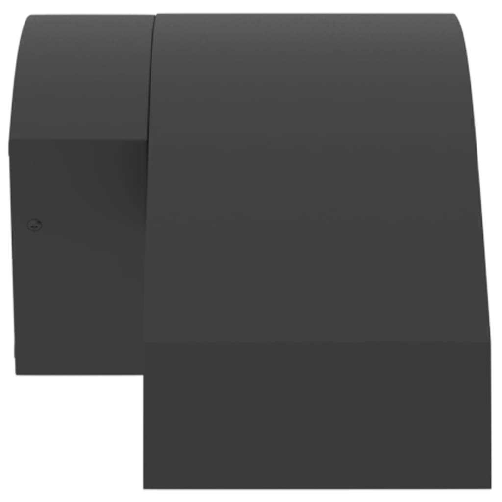 Buitenwandlampen 2 st LED gegoten aluminium zwart is nu te koop bij PeponiXL, paradijselijk wonen!