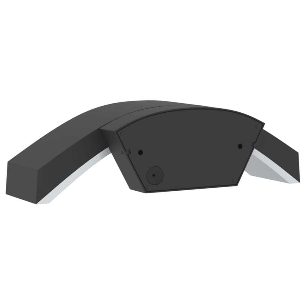 Buitenwandlampen 2 st LED gegoten aluminium zwart is nu te koop bij PeponiXL, paradijselijk wonen!