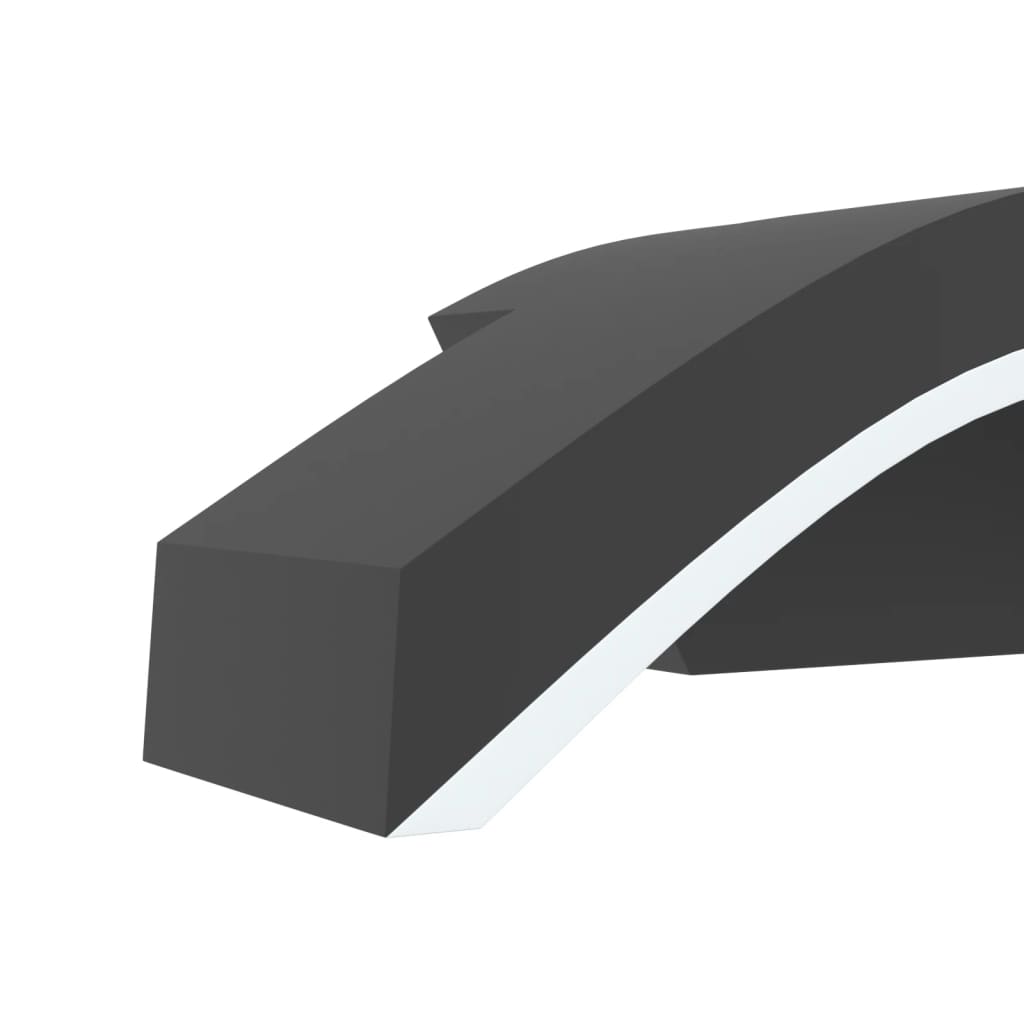 Buitenwandlampen 2 st LED gegoten aluminium zwart is nu te koop bij PeponiXL, paradijselijk wonen!
