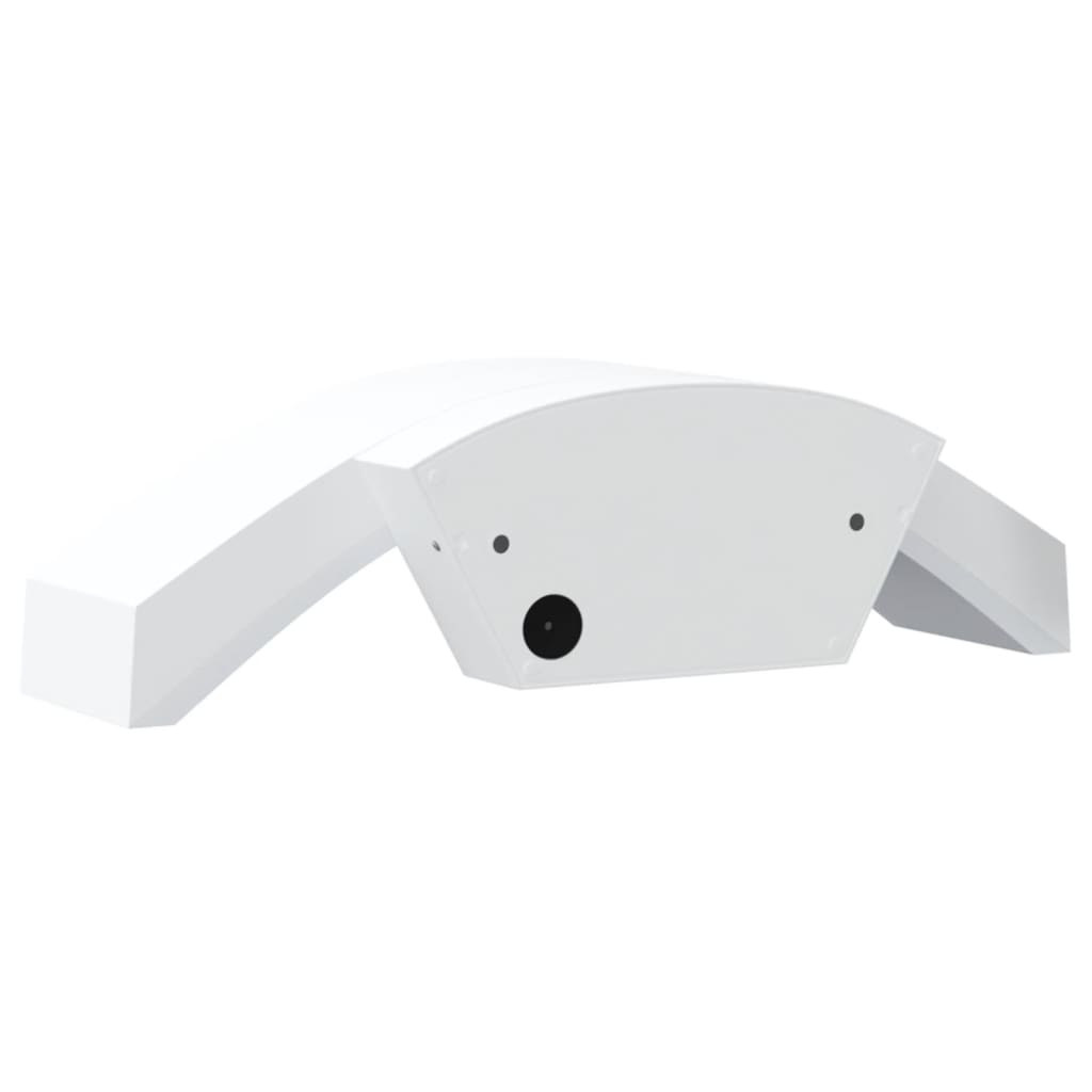 Buitenwandlampen 2 st LED gegoten aluminium wit is nu te koop bij PeponiXL, paradijselijk wonen!